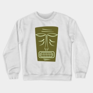 Tiki Mask Crewneck Sweatshirt